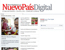 Tablet Screenshot of nuevopaisdigital.com